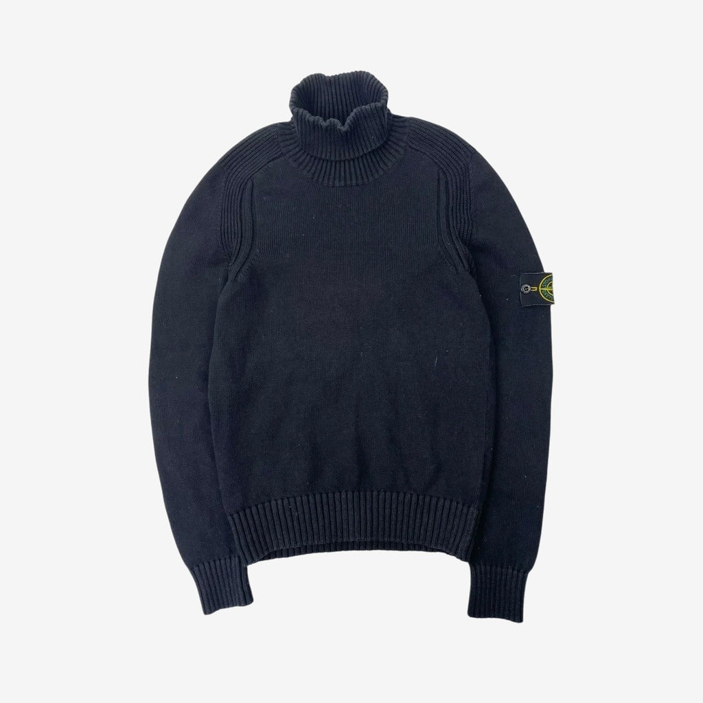 Stone Island pull col roulé - Noir