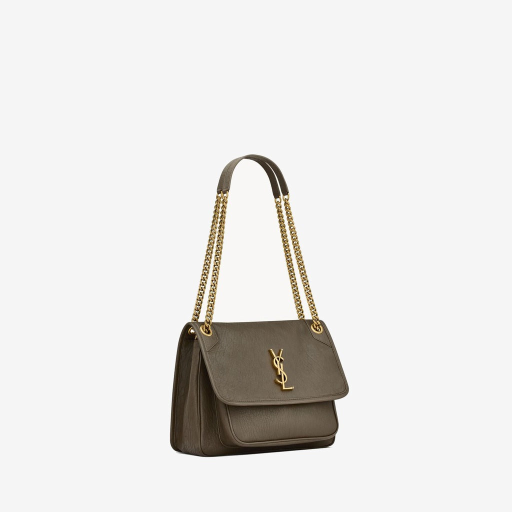 NIKI MEDIUM EN CUIR D’AGNEAU GRAINÉ - YSL