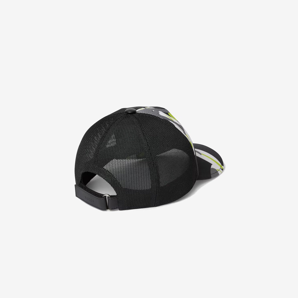 Casquette en toile de coton imprimée