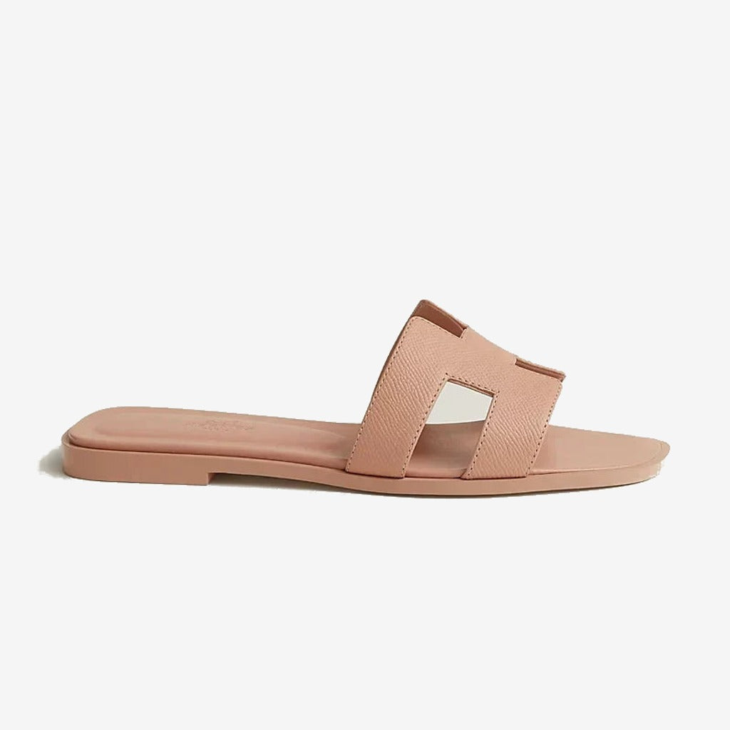 Hermes - Claquettes Beige perlino