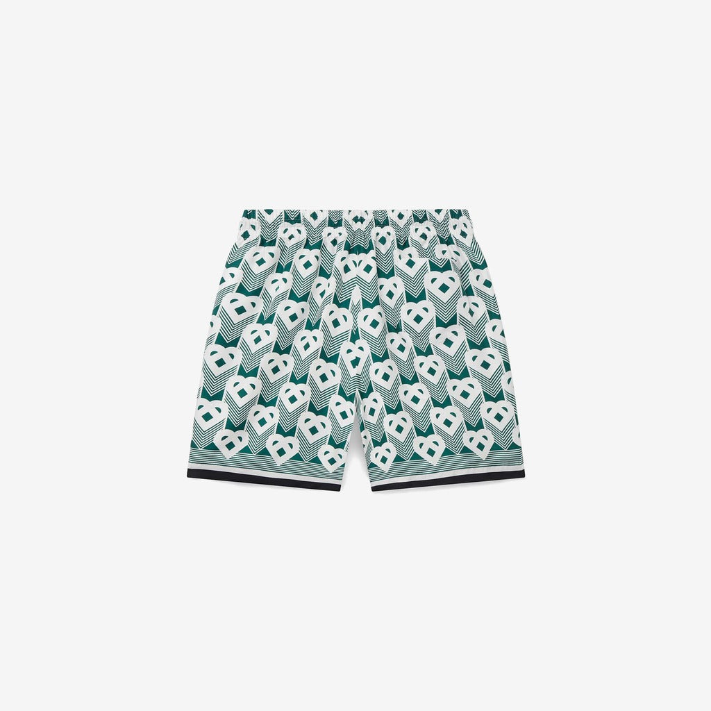 Heart Monogram Swim Trunks