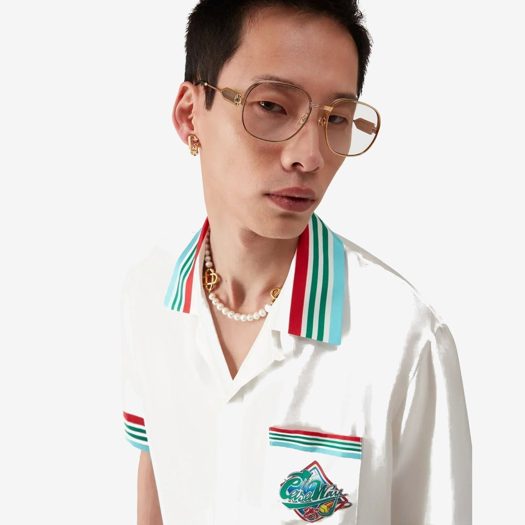 Casa Way World Series Short Sleeve Silk Shirt