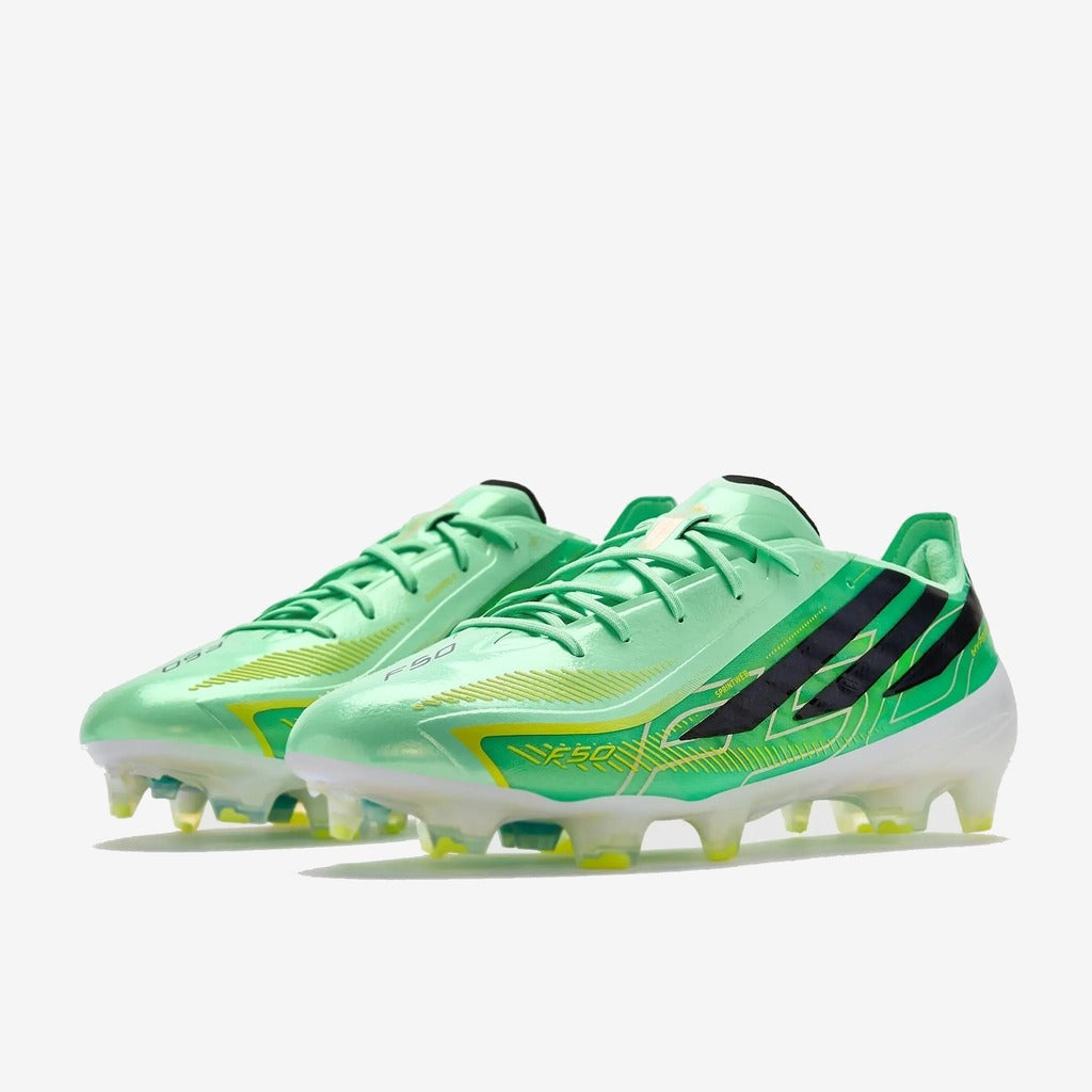 Adidas F50 Hyperfast Elite FG Final Rush - Vert Menthe/Noir/Jaune