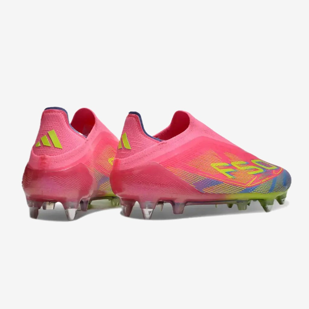 F50 Elite Laceless SG Mystic Victory - Rose/Vert/Blue Fusion