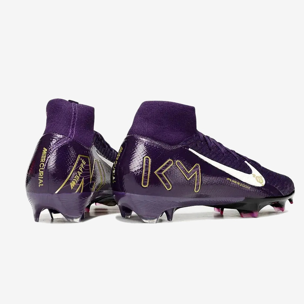 MERCURIAL SUPERFLY 10 ELITE FG MBAPPÉ PERSONAL EDITION - VIOLET/BLANC