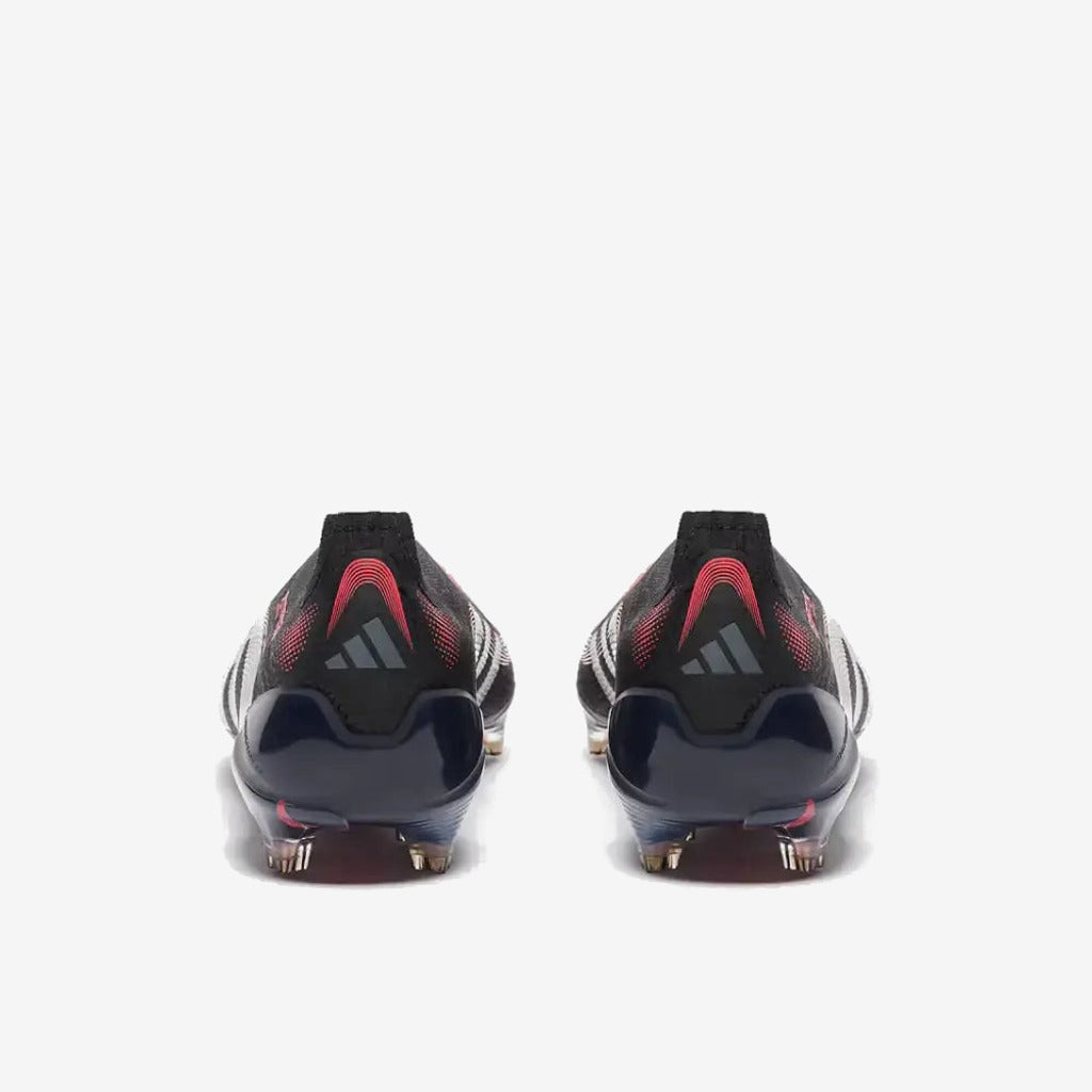 Predator 25 Elite Laceless FG Stealth Victory - Noir/Gris/Lucid Red