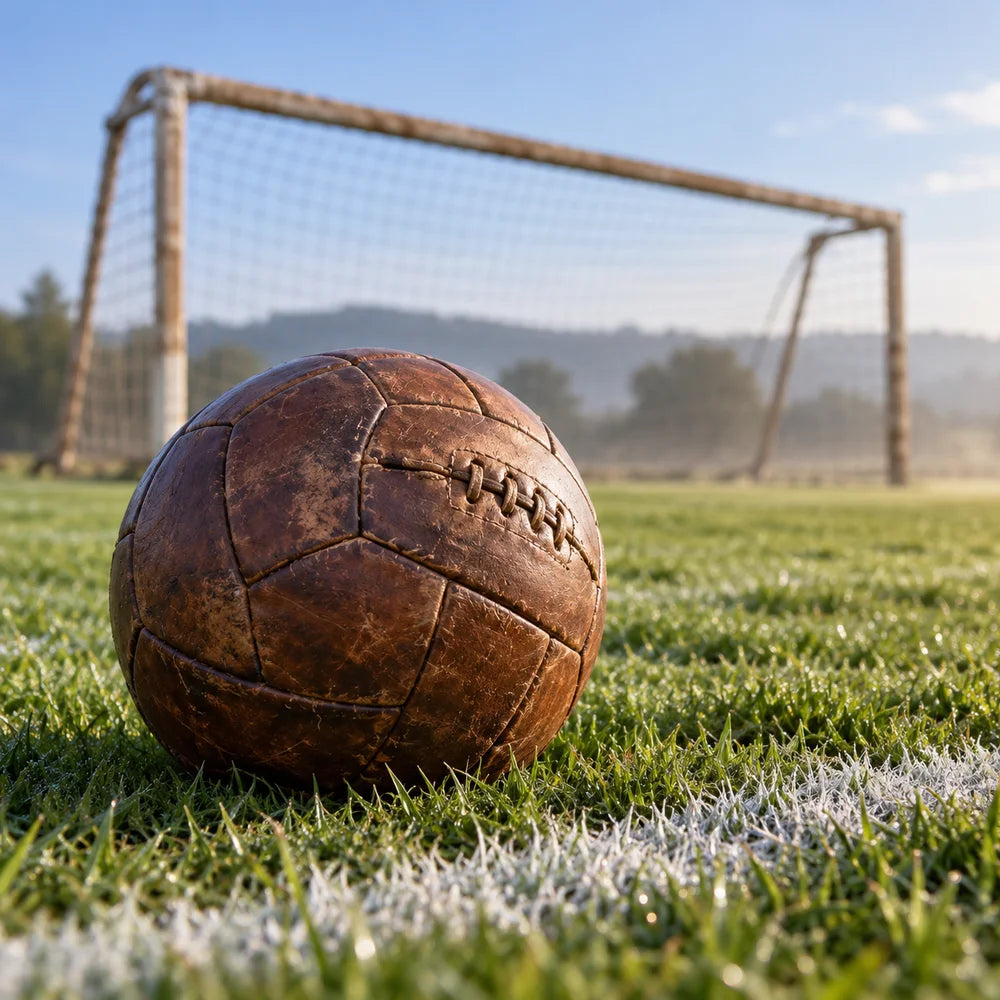 Illustration éditoriale : Qui a inventé le football ? Histoire et grandes dates