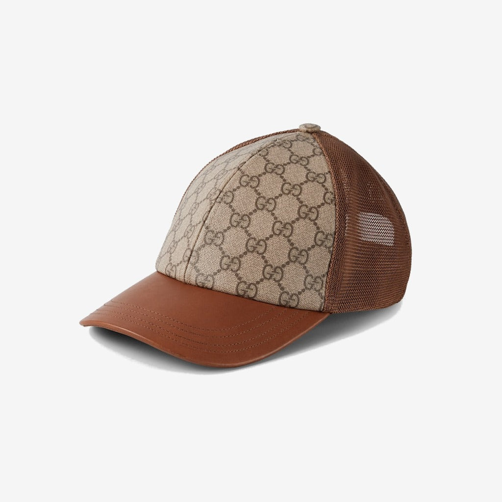 CASQUETTE EN TOILE GG MONOGRAM maron — Gucci