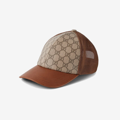 CASQUETTE EN TOILE GG MONOGRAM maron — Gucci