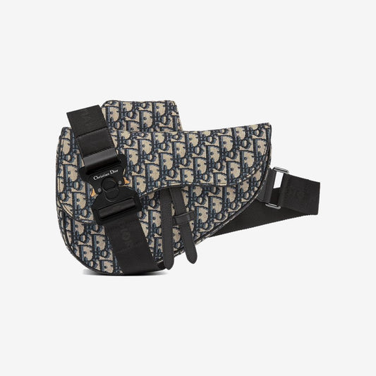 Sac Saddle Noir et Beige — Dior