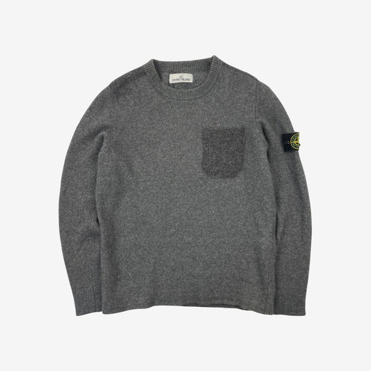 Stone Island pull - Gris (7)