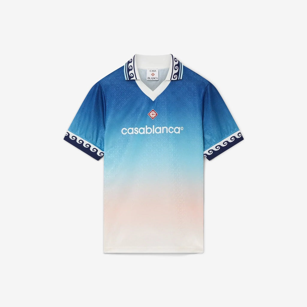 Jacquard Gradient Football Shirt — Casablanca