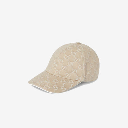 Casquette en denim GG avec détail Mors — Gucci
