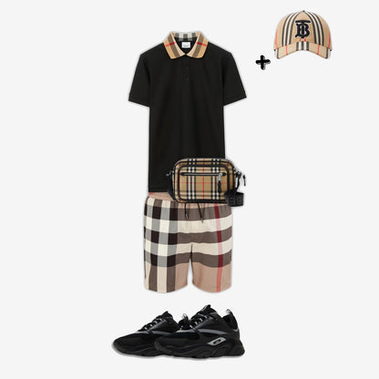 Outfit Polo Burb°rry + Casquette Offerte — Burberry