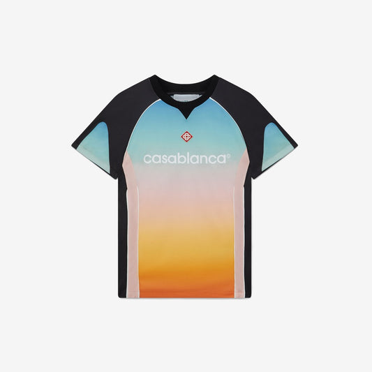 Pastel Gradient Football Shirt — Casablanca