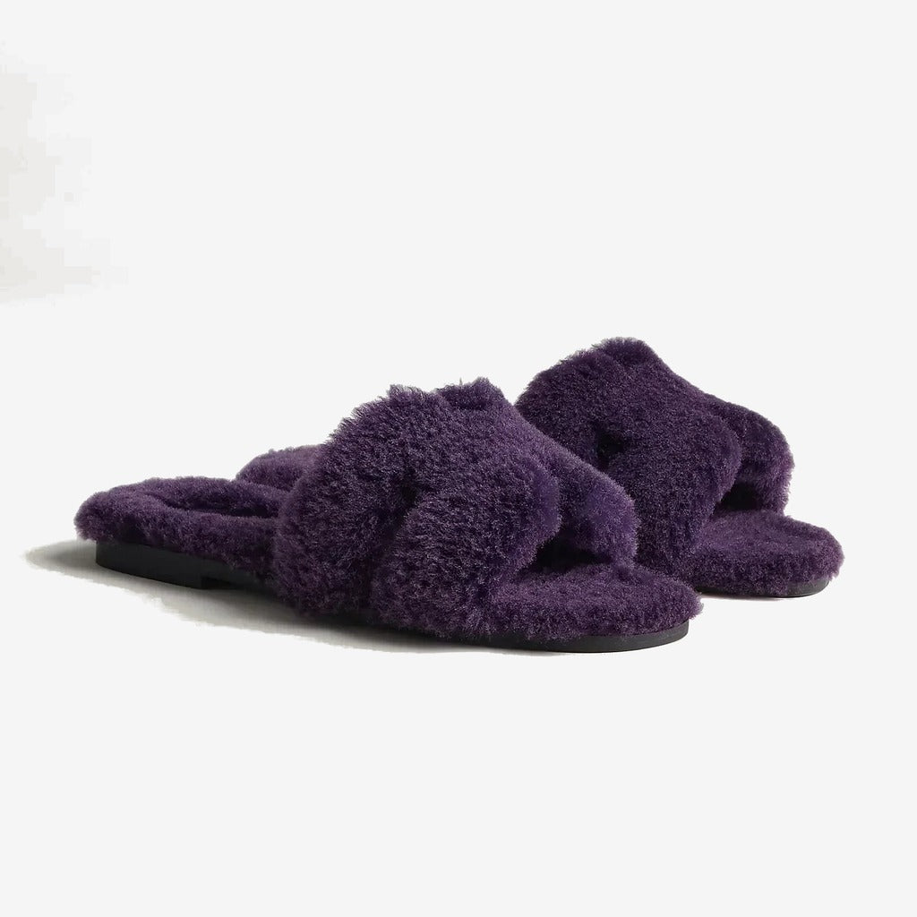 Sandales Oran - violet foncé