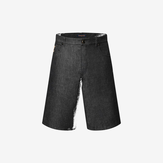 Short en chambray