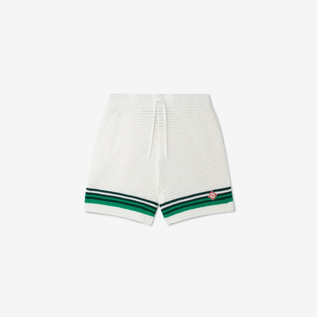 Tennis Crochet Shorts - casablanca