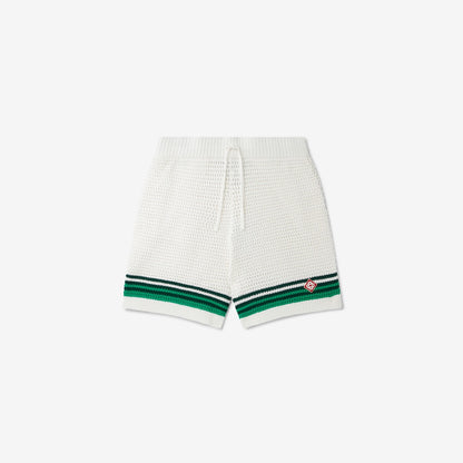 Tennis Crochet Shorts - casablanca