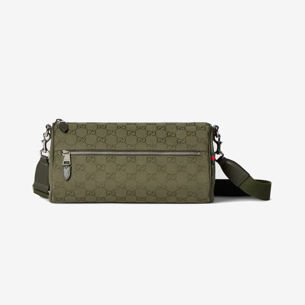 Sac cylindrique en toile GG petit format — Gucci