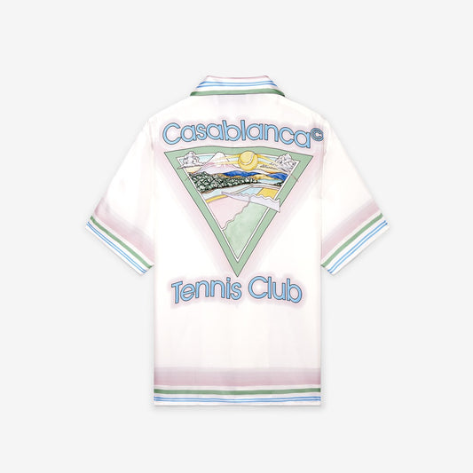 Tennis Club Icon Silk Shirt — Casablanca