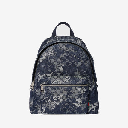 Sac à dos en denim GG grand format — Gucci