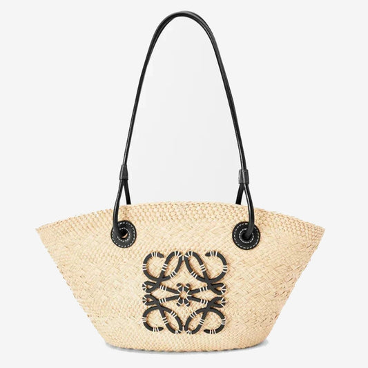 Loewe - Anagram en palmier Iraca et cuir de veau