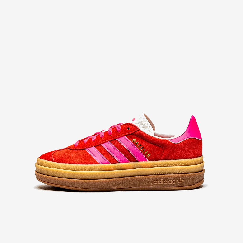 adidas Gazelle Bold Collegiate Red Lucid Pink (Women's)