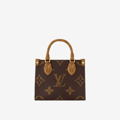 LV - Petit Cabas OnTheGo BB Maron double — Louis Vuitton