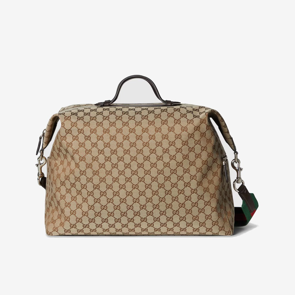 Sac de voyage en toile GG moyen format — Gucci