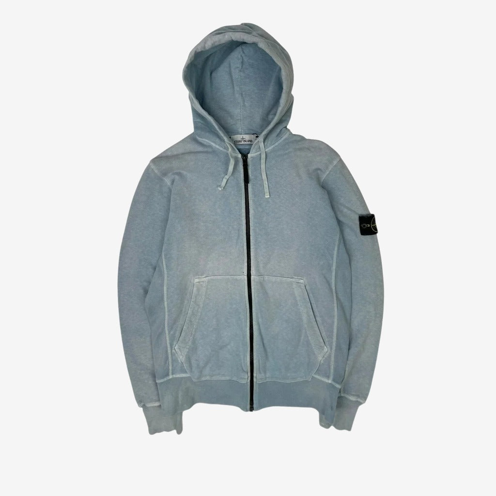 Stone Island gilet à capuche - Bleu