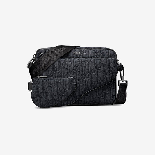 Triple Pouch Saddle Noir — Dior