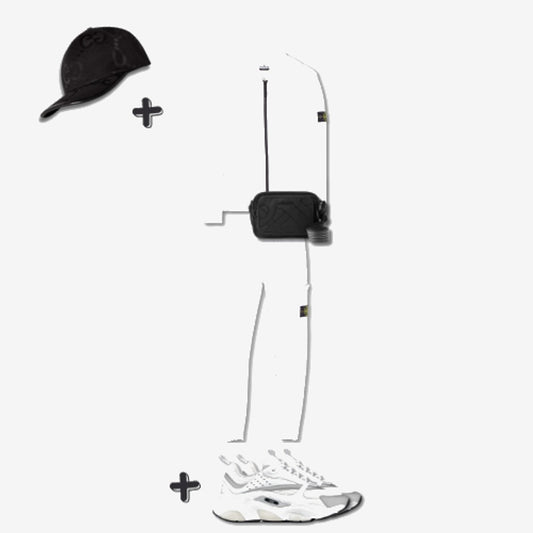 Outfit Stone I. Blanc + Casquette Offerte — Stone Island