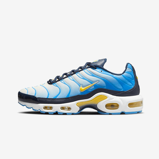 Nike® Air Max Plus University Blue Topaz Gold