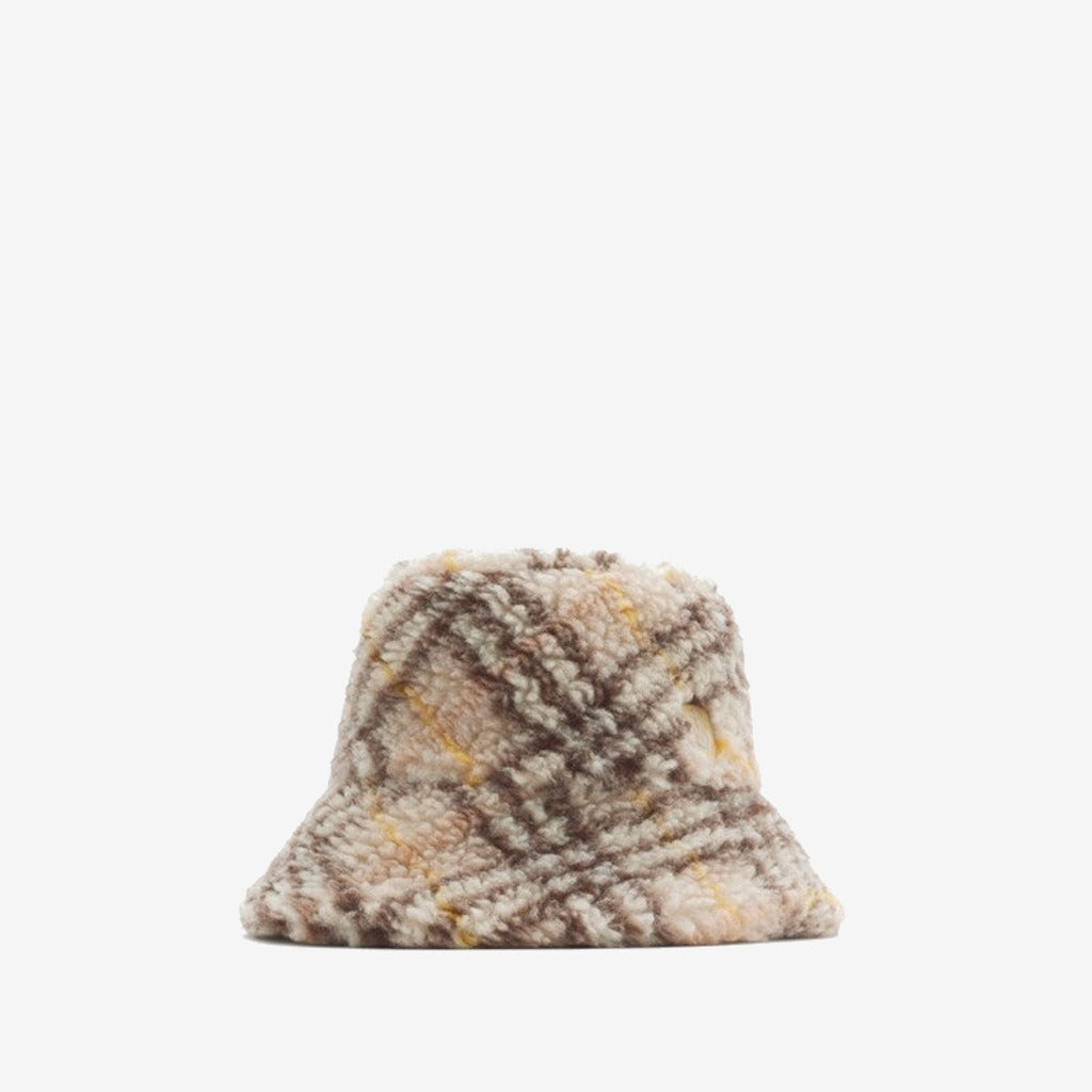 Bob en molleton Check Argil — Burberry