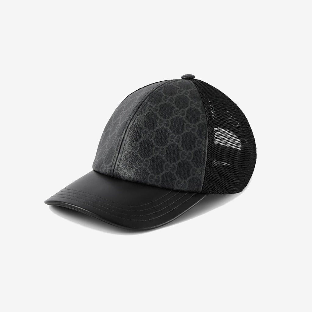CASQUETTE EN TOILE GG MONOGRAM Noir — Gucci