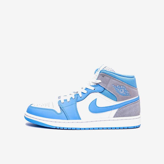 Jordan 1 Mid University Blue Grey