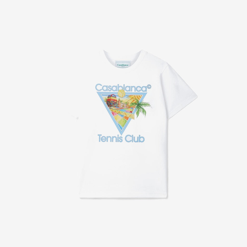 Afro Cubism Tennis Club T-Shirt - casablanca (4)