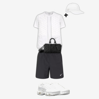 Outfit Therma Fit Blanc + Casquette Offerte — Nike