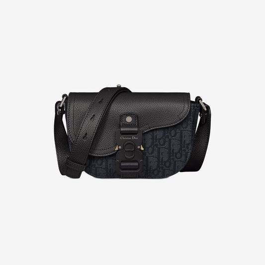 Mini sac Messenger à rabat Saddle — Dior