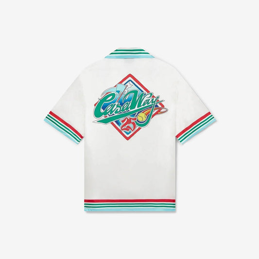 Casa Way World Series Short Sleeve Silk Shirt — Casablanca