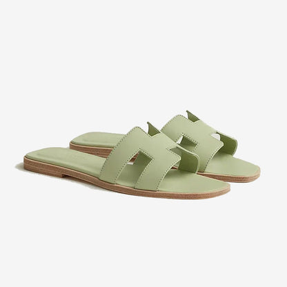 Hermes - Claquettes Vert de mer