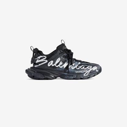 SNEAKER TRACK SIGNATURE EN NOIR/BLANC — Balenciaga