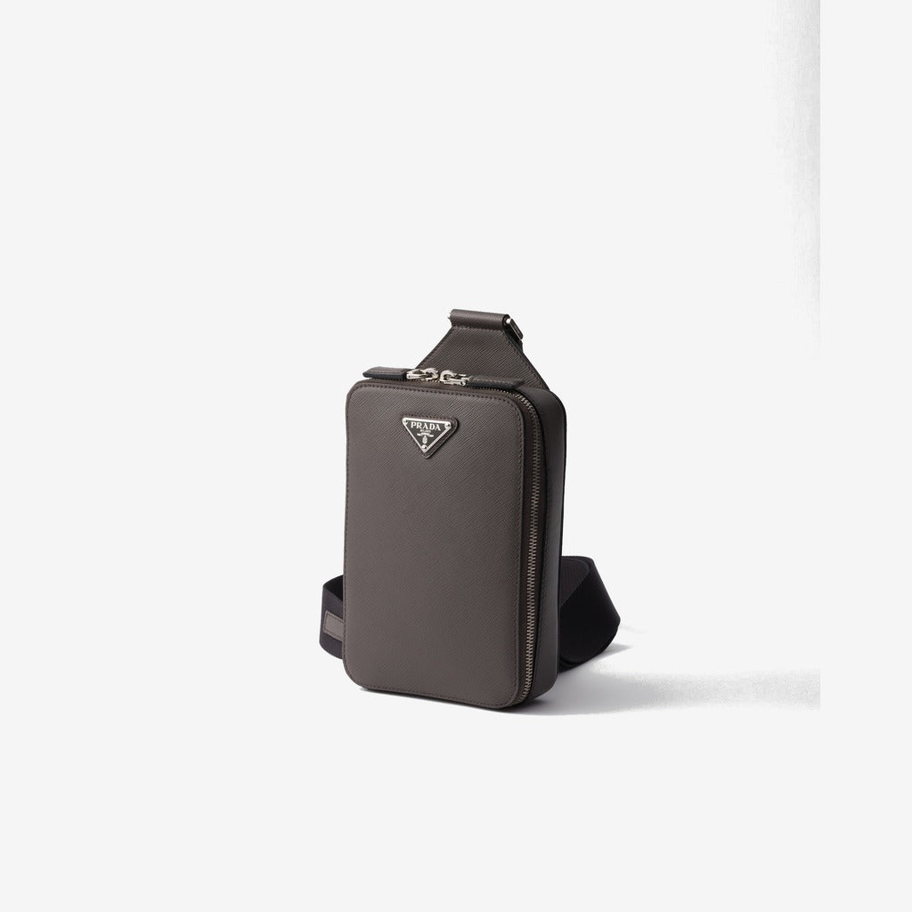 Sac Prada Brique en cuir Saffiano - #4