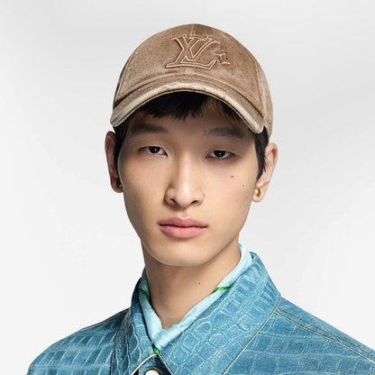 Casquette LV Denim Washed - CASQUETTES
