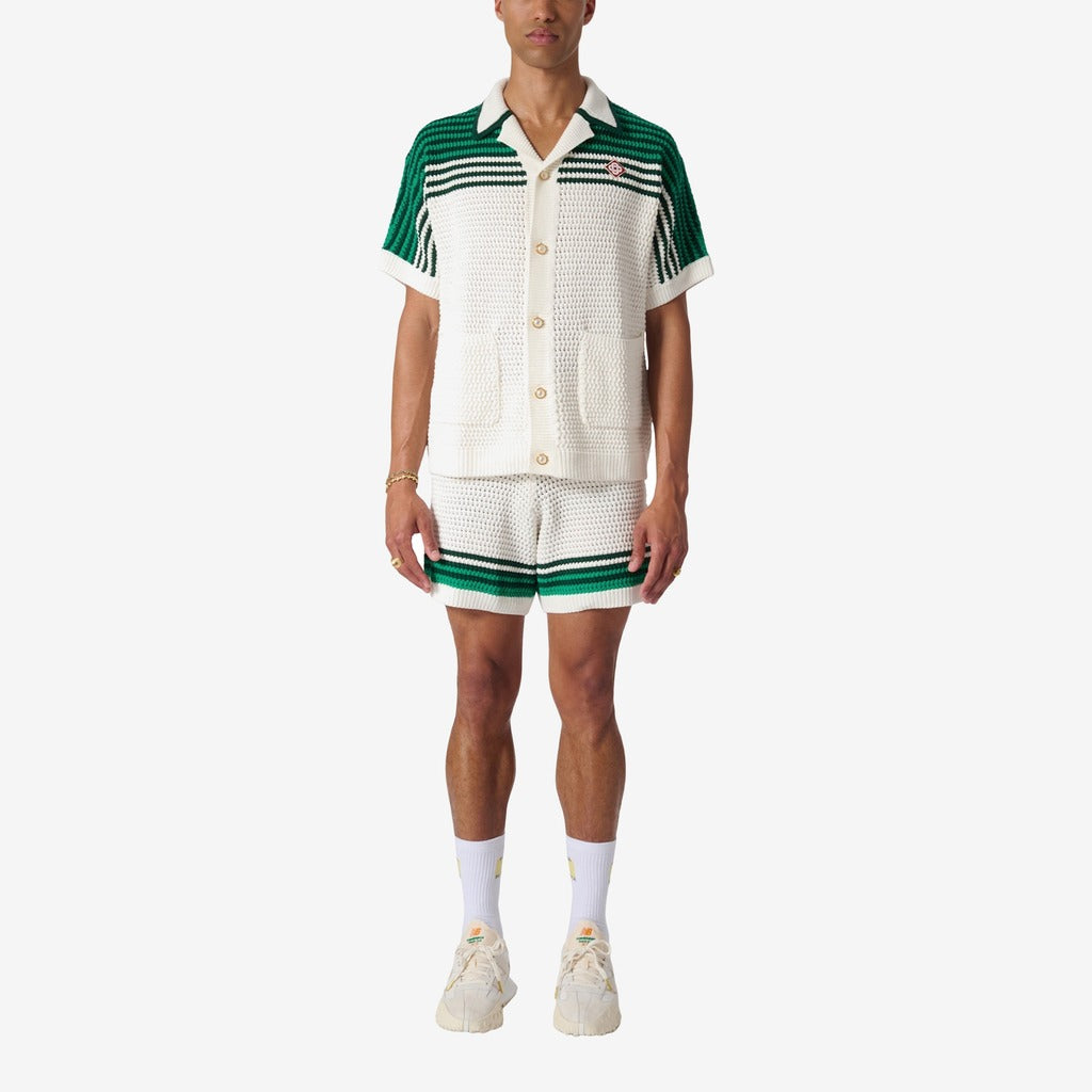 Tennis Crochet Shorts - casablanca