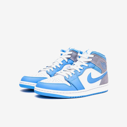 Jordan 1 Mid University Blue Grey