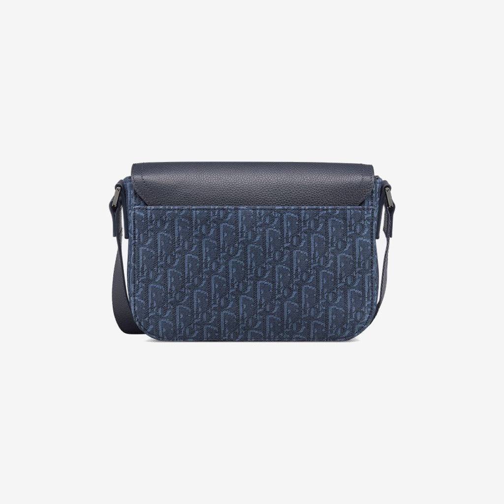 Sac Messenger à rabat Saddle Small bleu marine