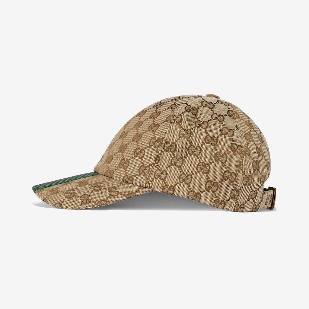CASQUETTE DE BASE-BALL EN TOILE GG D'ORIGINE Beige
