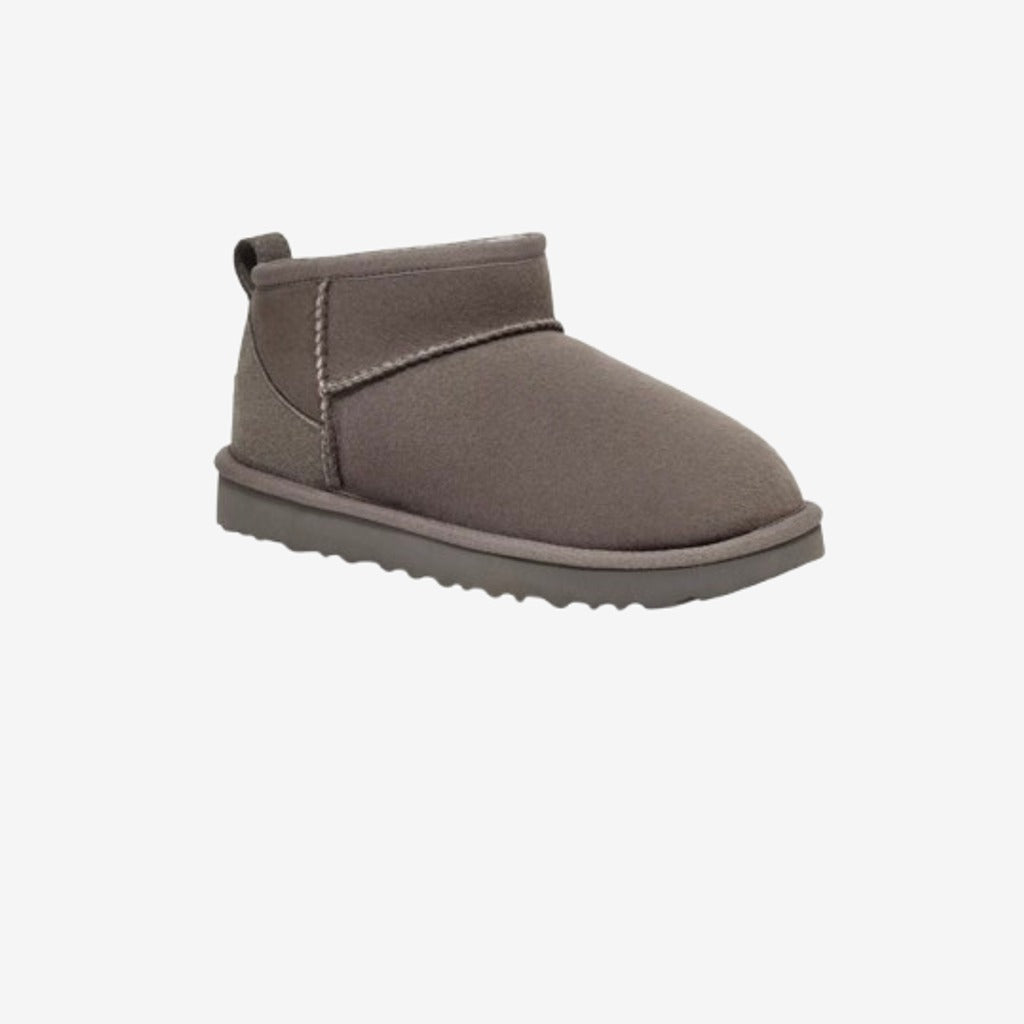 UGG Femme Botte Classic Ultra Mini Gris